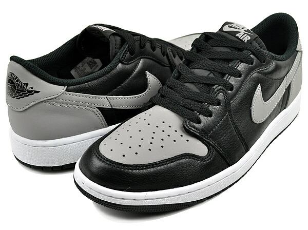 楽天市場】NIKE AIR JORDAN 1 RETRO LOW OG Barons white/black-wolf