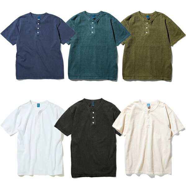 グッドオン Tシャツ メンズ ショートスリーブヘンリーＴシャツ レディース 半袖 ティーシャツ トップス カットソー ウェア アパレル ヘンリーネック GOST1102 服 GOOD ON ヘンリーTシャツ グッドオン メンズ レディース 半袖