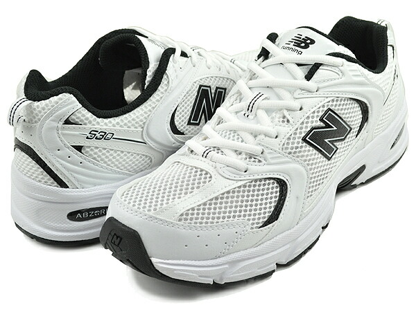 NEWBALANCE 送料無料 VIP価格 スニーカー MR530EWB ユニセックス 楽天市場】NEW BALANCE MR530EWB WHITE/BLACK width D