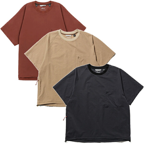 メンズウェア #DOT AIR S/S MOCK NECK TEE NANGA ナンガ 半袖Tシャツ DOT AIR COMFY TEE ドットエア
