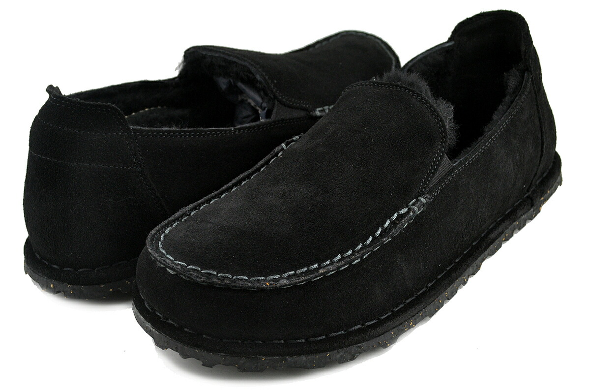 [4/20は「5」のつく日!!+ポイントUP!! ] 【ビルケンシュトック ウッティ スリッポン ナロー】BIRKENSTOCK UTTI SLIP ON (NARROW FIT) BLACK 1025211 ブラック スウェード シューズ ナローフィット
