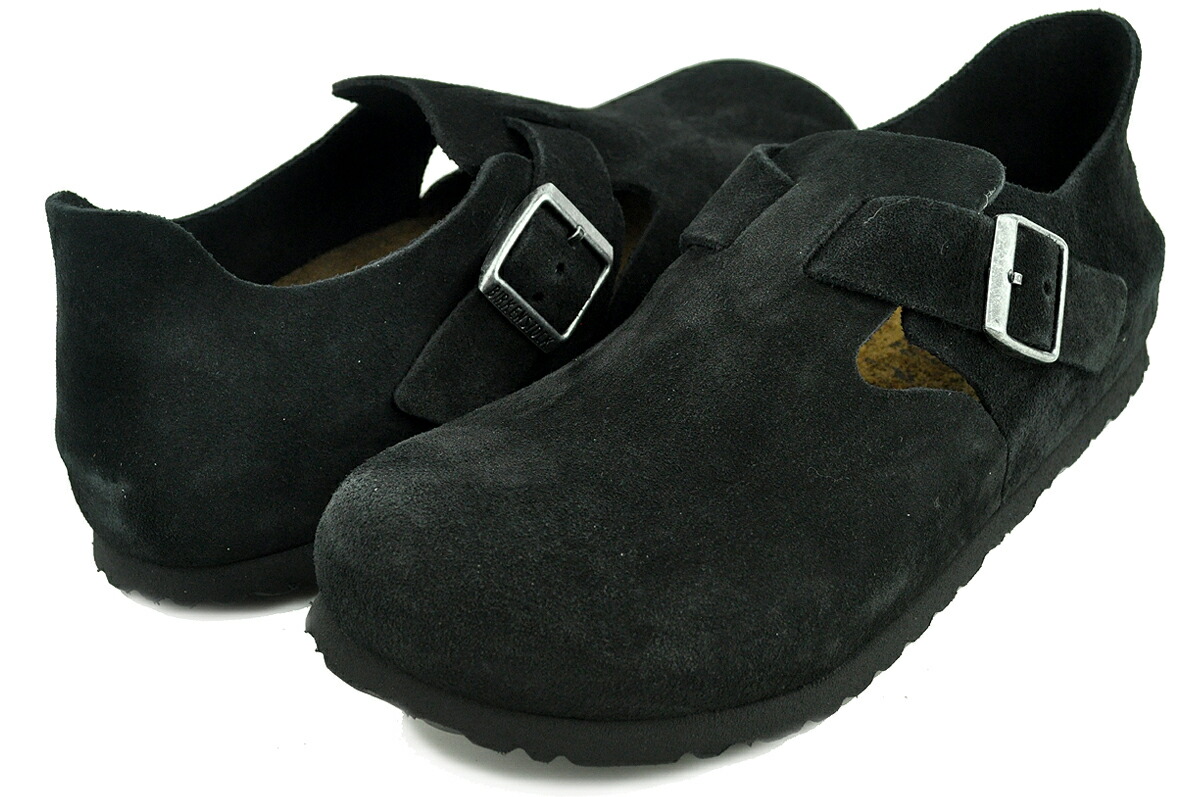 [最短即日発送!! & お得なクーポン!!] 【ビルケンシュトック ロンドン BS レギュラー】BIRKENSTOCK LONDON BS(REGULAR FIT) BLACK 1028103 ブラック スエード レギュラーフィット メンズ ローシューズ｜LTD SPORTS ONLINE STORE