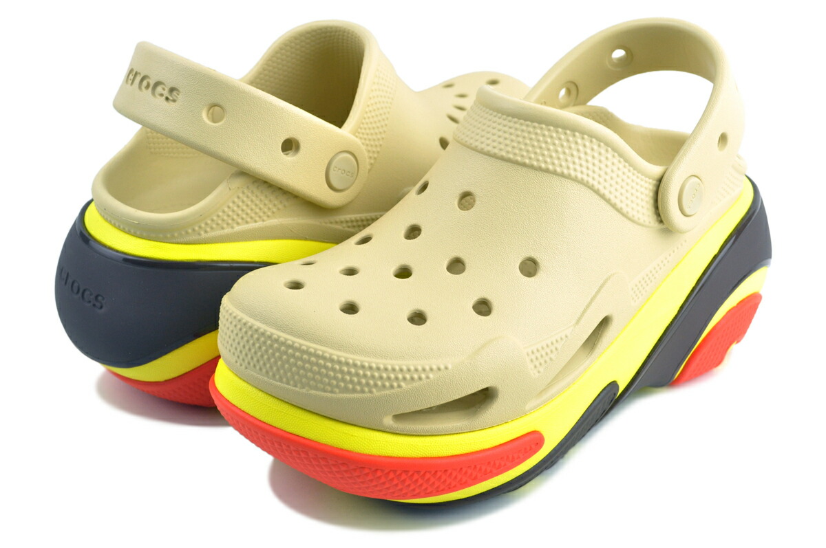 楽天市場】crocs BUBBLE CRUSH CLOG SESAME 210061-0hx