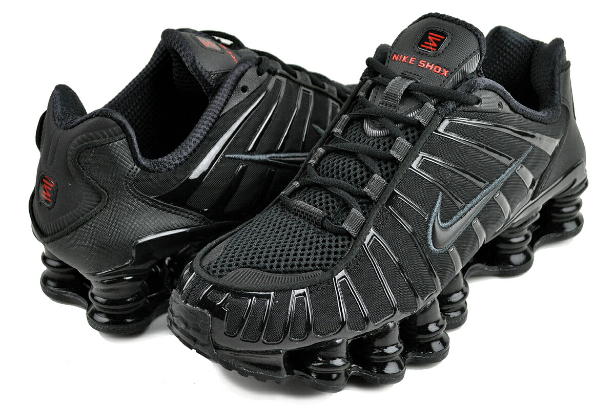 楽天市場】NIKE WMNS SHOX TL black/black-mtlc hematite ar3566