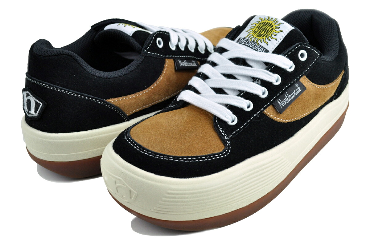 [ ポイントUP & 最大2000円OFFクーポン ] 【ノースウェーブ エスプレッソ スウェード】Northwave ESPRESSO SUEDE BLACK/BROWN nw001-blb ブラック ブラウン スエード 90s 復刻 厚底 スニーカー アフタースノーシューズ