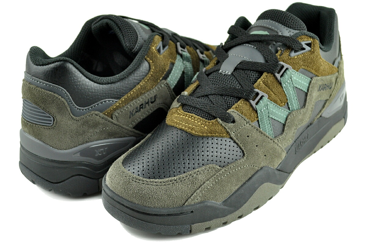 [最短即日発送!! \u0026 お得なクーポン!!] 【カルフ フュージョン XT】KARHU FUSION XT BLACK/LAUREL WREATH f850004 ブラック ローレル リース スニーカー