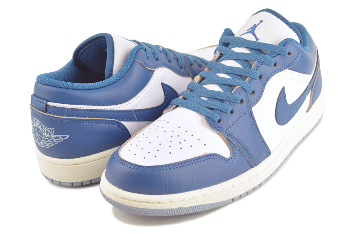 [最短即日送りとどける!! \u0026 お得なクーポン券!!] 【ナイキ エアジョーダン 1 置き目 SE】NIKE AIR JORDAN 1 LOW SE white/industrial blue fn5214-141 白いこと インダストリアル 青み スニーカー AJ1