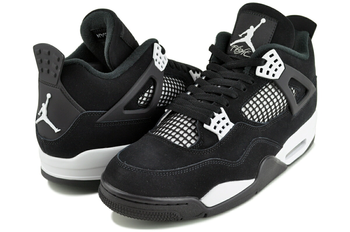 [ ポイントUP & 最大2000円OFFクーポン ] 【ナイキ エアジョーダン 4 レトロ】NIKE AIR JORDAN 4 RETRO WHITE THUNDER black/white-black fq8138-001 ホワイト サンダー ブラック スニーカー AJIV｜LTD SPORTS ONLINE STORE