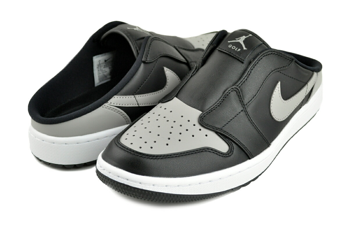 ★エアジョーダン ミュール 青/黒 ナイキ★ 楽天市場】NIKE AIR JORDAN MULE GOLF SHADOW black/medium grey