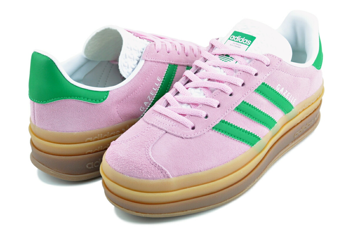 アディダス] ガゼルボールド W GAZELLE BOLD ピンクグロー/ビクトリー
