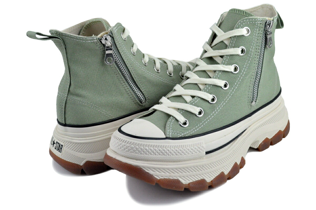 [最短即日発送!! \u0026 お得なクーポン!!] コンバース オールスター(R) トレックウエーブ Z ハイ ライトセージ CONVERSE ALL STAR TREKWAVE Z HI LT.SAG 31314850