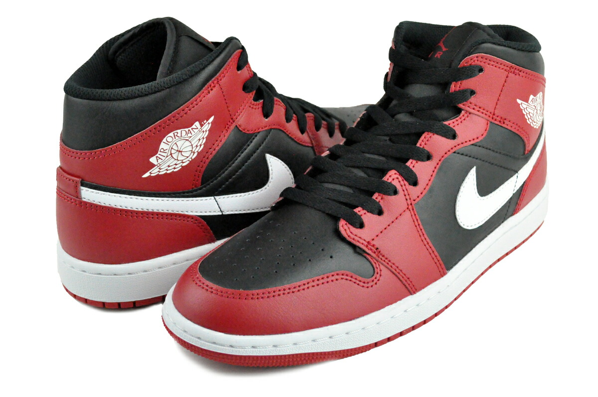 NIKE ナイキ エアジョーダン1 ミッド インフラレッド AIR JORDAN 1 MID PREM - スニーカーショップSKIT