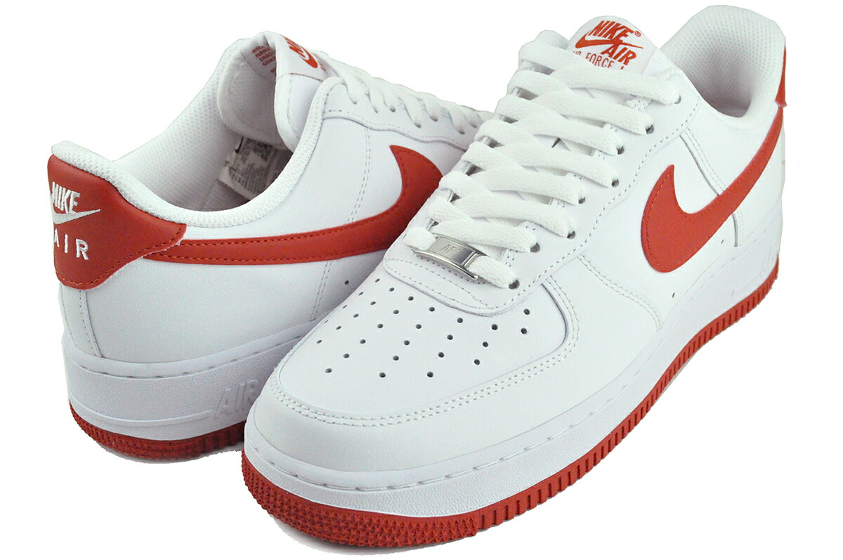 楽天市場】NIKE AIR FORCE 1 07 white/university red-white