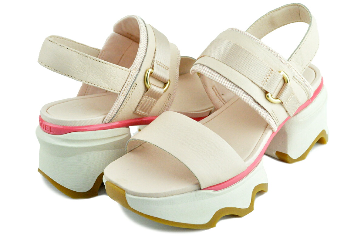 [ ポイントUP & 最大2000円OFFクーポン ] ソレル キネティック インパクト スリングバック ヒール サンダル SOREL KINETIC IMPACT SLINGBACK HEEL SANDAL PEARLESCENT CORAL BLOSSOM nl4951-697