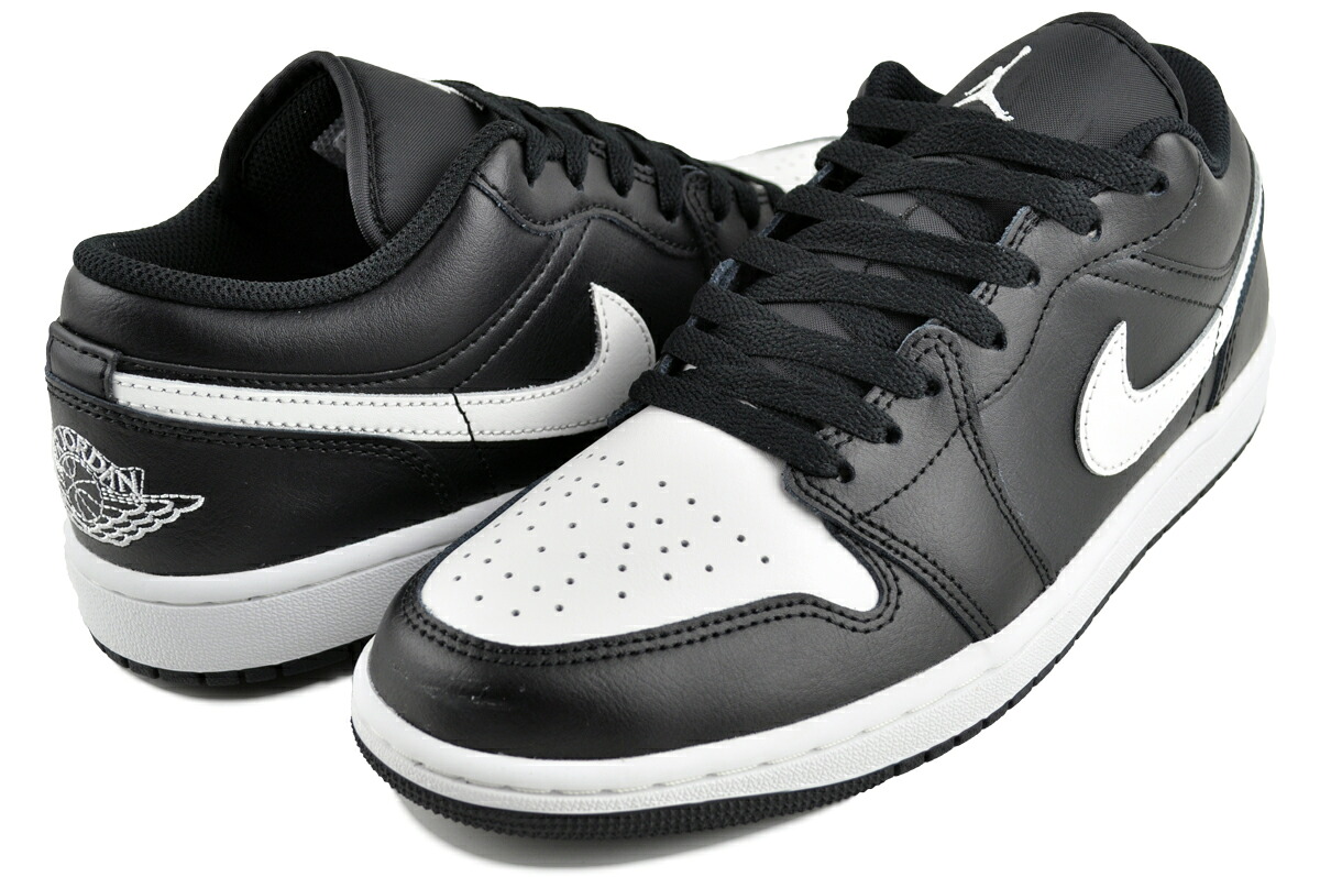 [ ポイントUP & 最大2000円OFFクーポン ] ナイキ エアジョーダン 1 ロー ブラック ホワイト NIKE AIR JORDAN 1 LOW blk/summit wht 553558-043｜LTD SPORTS ONLINE STORE