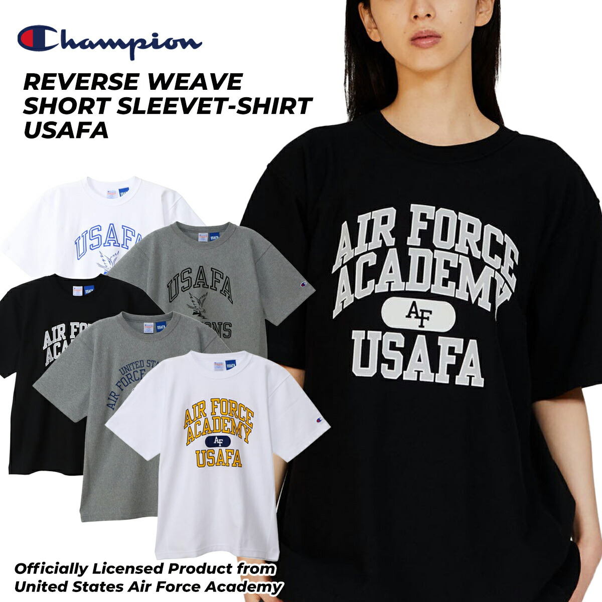 楽天市場】・CHAMPION｜Reverse Weave SS T-Shirt USAFA