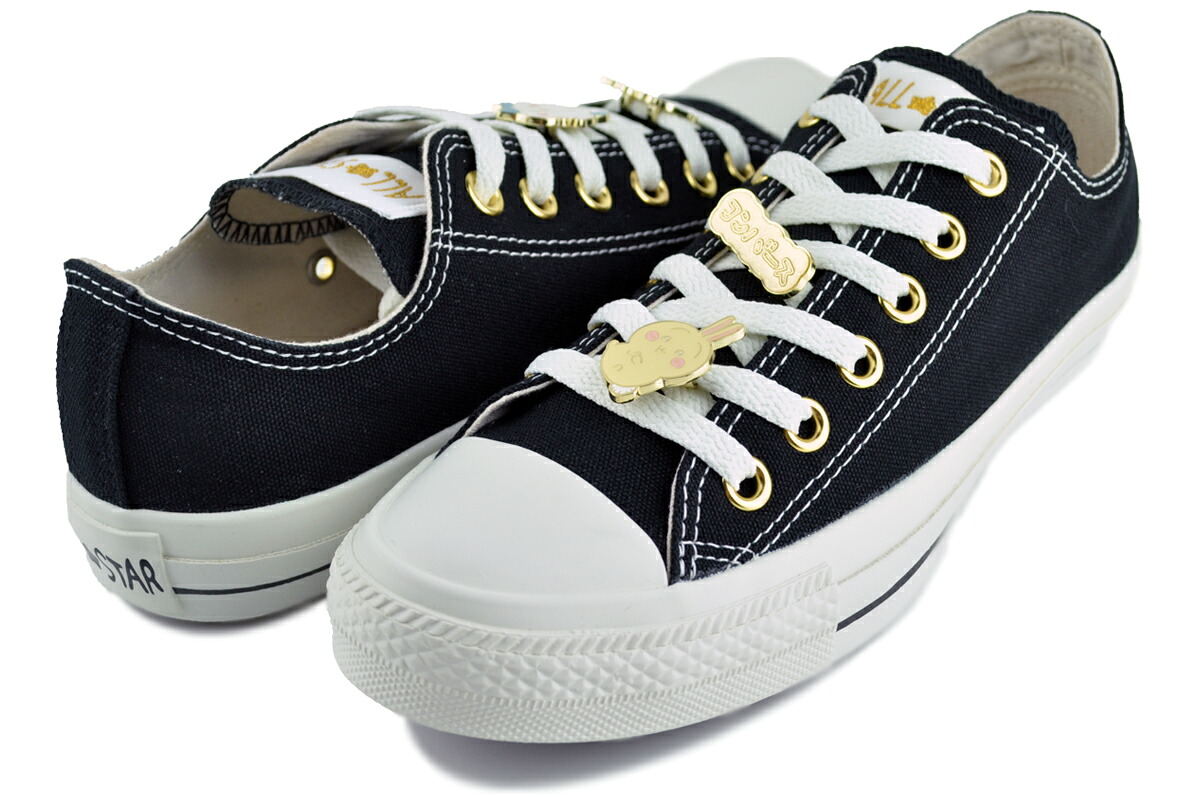 [最短即日発送!! & お得なクーポン!!] コンバース オールスター GD OX ちいかわ ブラック CONVERSE ALL STAR GD OX/CHIIKAWA BLACK(1SE576) 31315230