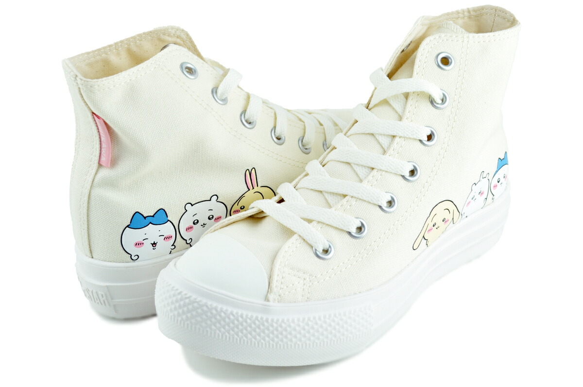 [最短即日発送!! & お得なクーポン!!] コンバース オールスター ライト PLTS PT ハイ ちいかわ クリーム CONVERSE ALL STAR LIGHT PLTS PT HI/CHIIKAWA CREAM(5SE549) 31315240