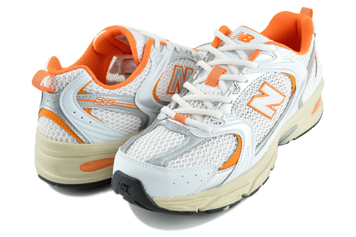 [ ポイントUP & 最大2000円OFFクーポン ] ニューバランス 530 ホワイト オレンジ NEW BALANCE MR530EB WHITE ORANGE mr530eb｜LTD SPORTS ONLINE STORE