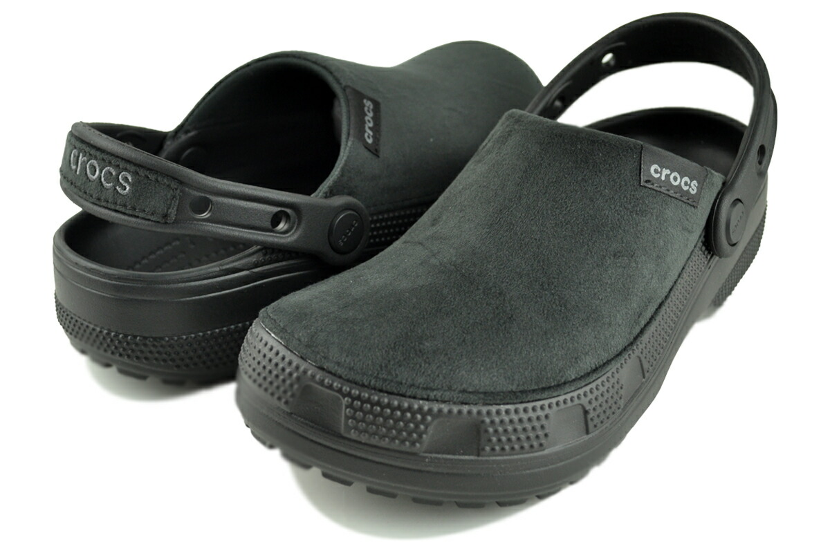 [ ポイントUP & 最大2000円OFFクーポン ] クロックス クラシック クラフテッド ベルベット クロッグ ブラック crocs CLASSIC CRAFTED VELVET CLOG BLACK｜LTD SPORTS ONLINE STORE