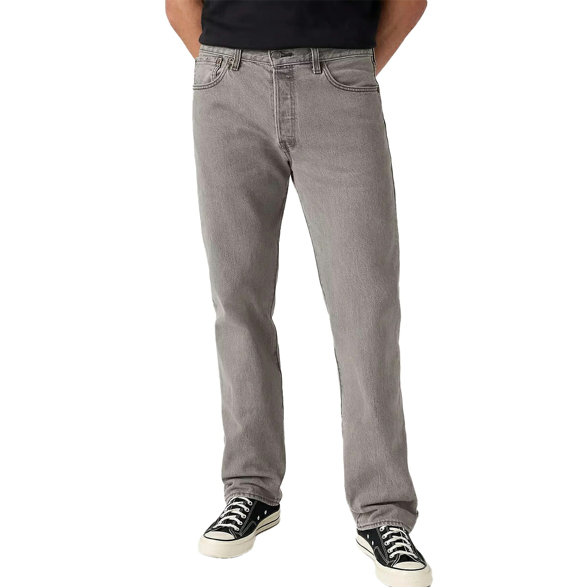 [ ポイントUP & 最大2000円OFFクーポン ] リーバイス 501 オリジナル フィット ストレッチ リーンズ グレー LEVIS 501 ORIGINAL FIT STRETCH LEANS GREY 005012370