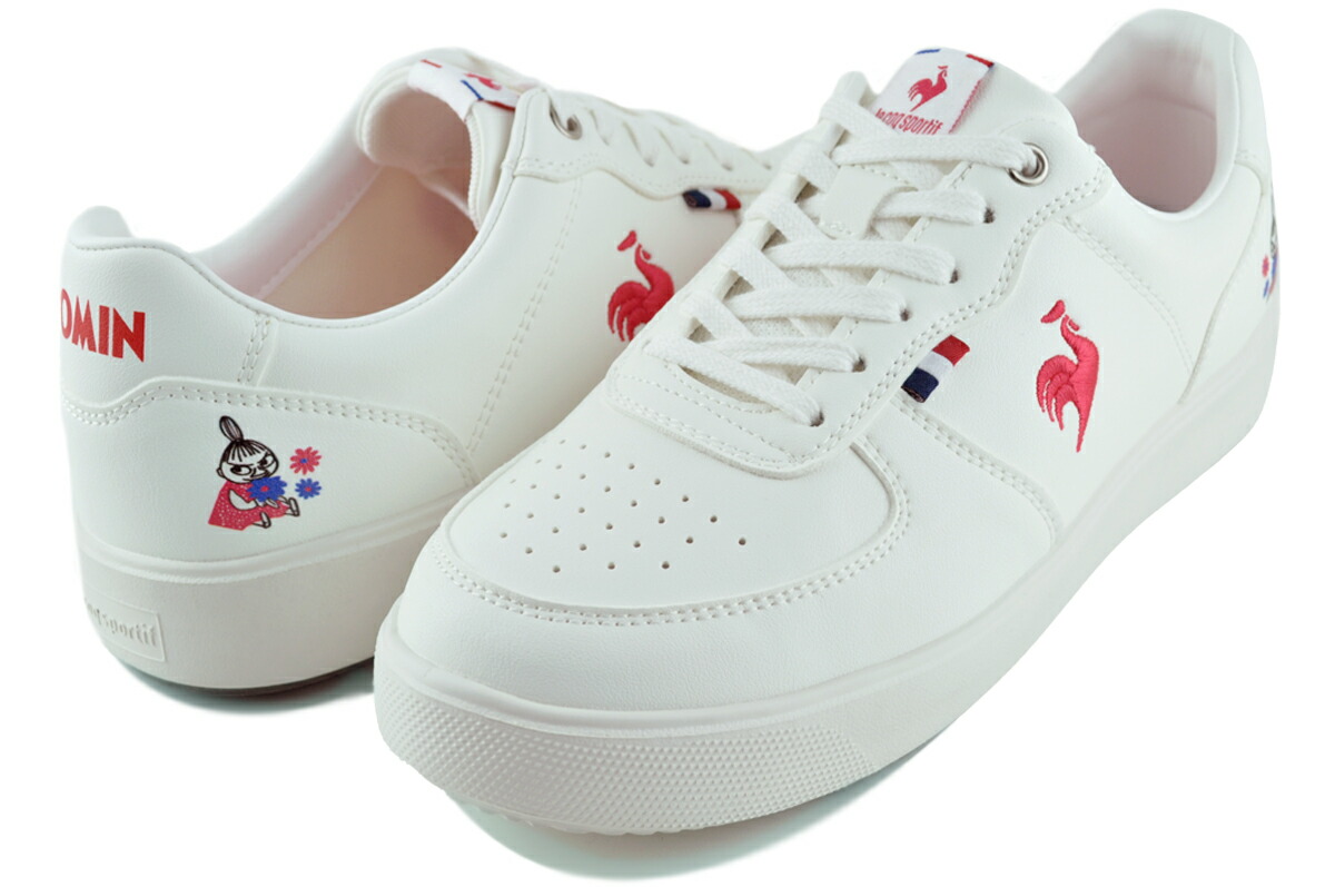 [最短即日発送!! \u0026 お得なクーポン!!] ルコックスポルティフ LCS ニーム ムーミン ホワイト レッド le coq sportif LCS NIMES MOOMIN WHITE/RED lu6ssn16lz-whrd