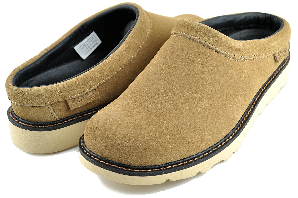 [ ポイントUP & 最大2000円OFFクーポン ] ショット レザー クロッグ ベージュ Schott LEATHER CLOG BEIGE s23004-215｜LTD SPORTS ONLINE STORE