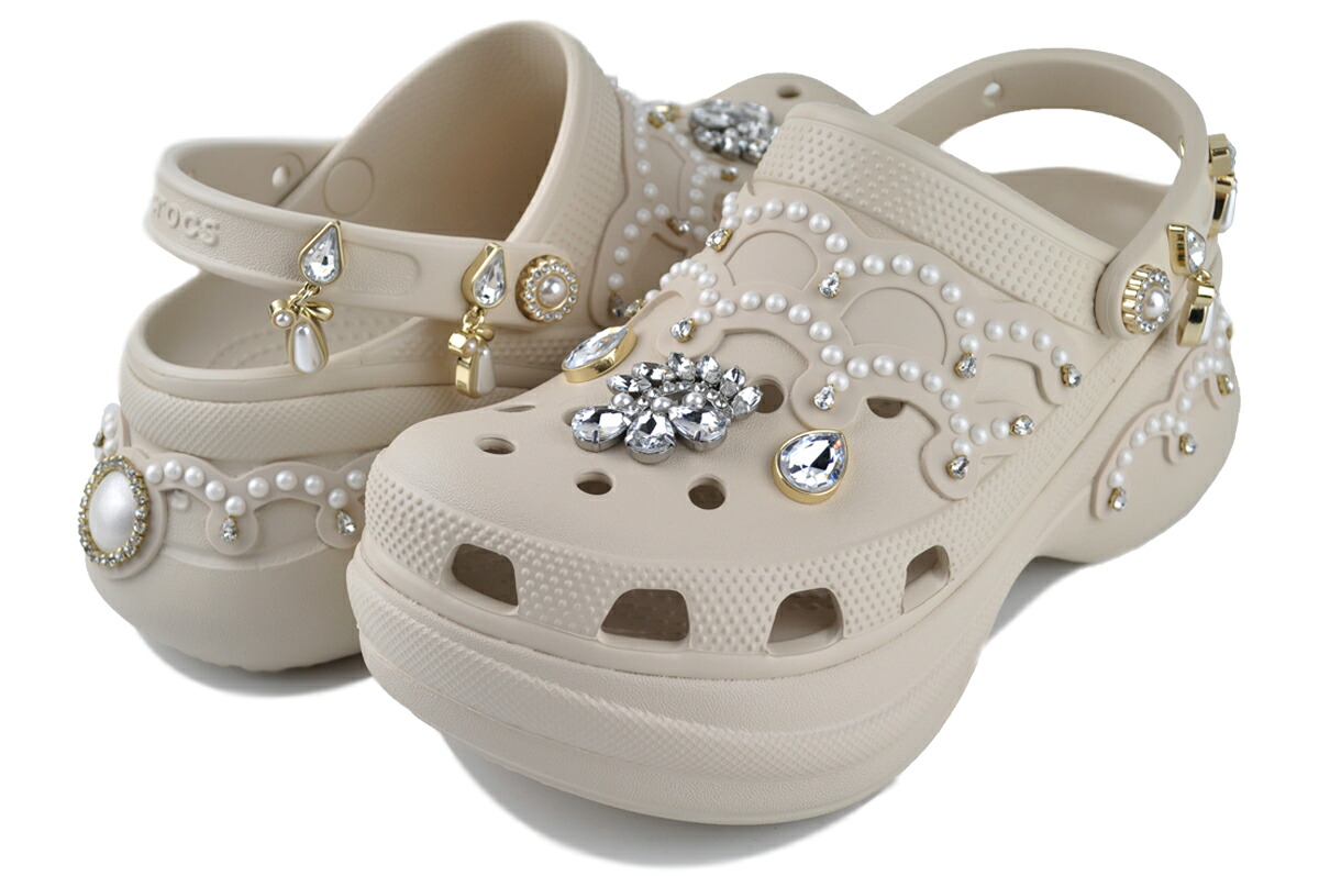 [ ポイントUP & 最大2000円OFFクーポン ] クロックス ベイ ピナクル エンベリッシュド クロッグ フラッペ crocs BAE PINNACLE EMBELLISHED CLOG FRAPPE 213424-2mc｜LTD SPORTS ONLINE STORE