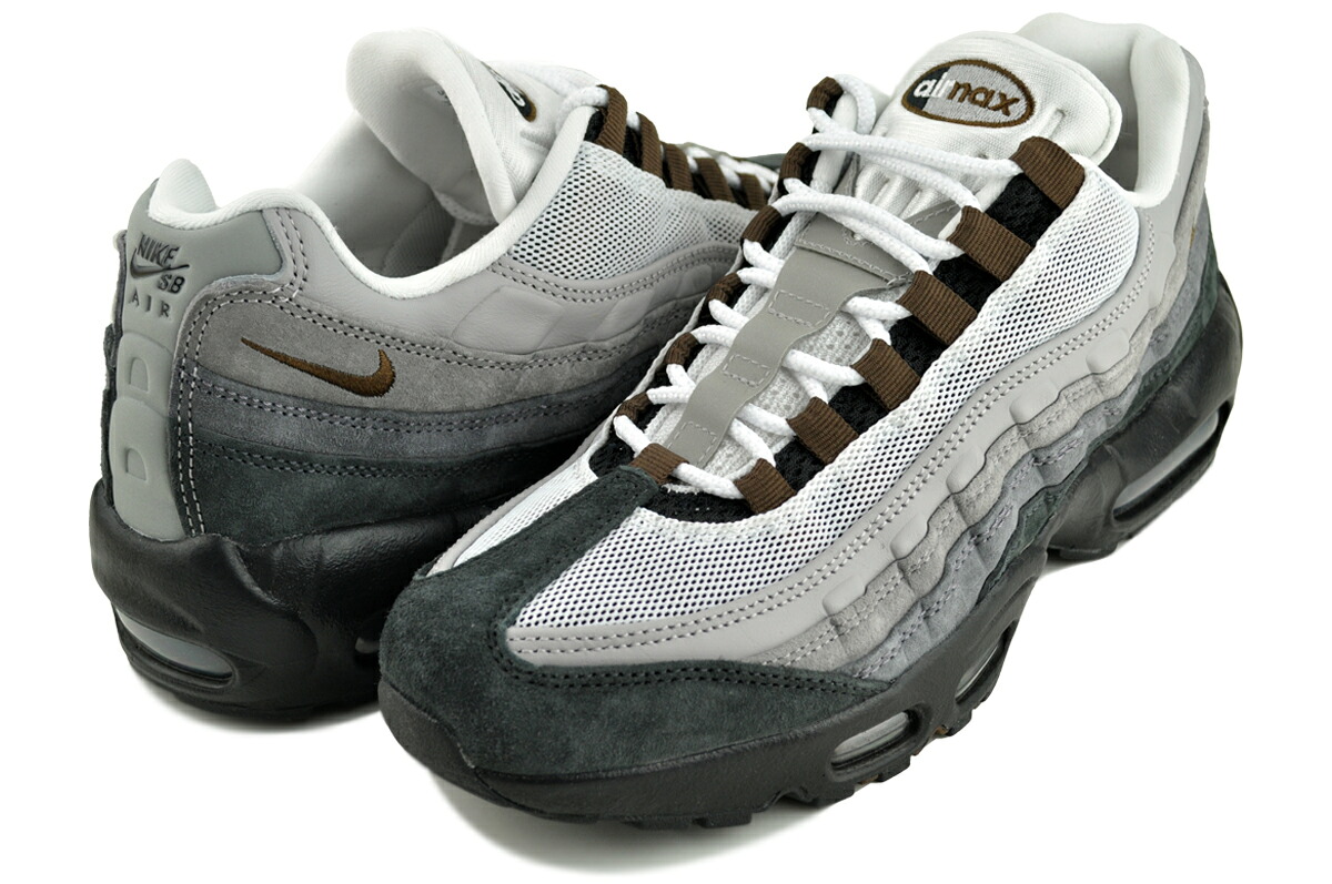 [ ポイント5倍&最大2000円OFFクーポン ] ナイキ SB エア マックス 95 ブラック カカオワオ アンスラサイト NIKE SB AIR MAX 95 blk/cacao wow-anthracite hf7545-002