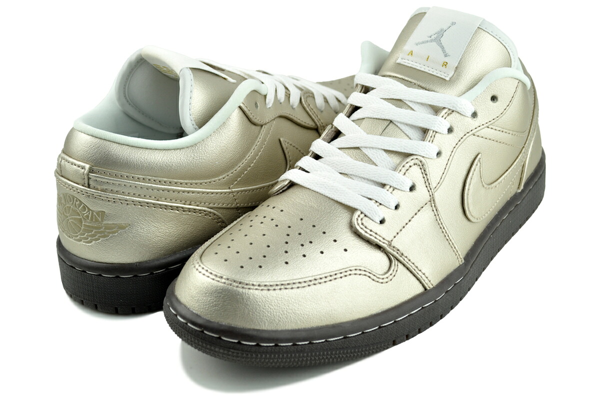 [最短即日発送!! & お得なクーポン!!] ナイキ ウィメンズ エア ジョーダン 1 ロー SE メタリックジンク NIKE WMNS AIR JORDAN 1 LOW SE metallic zinc/metallic zinc hq3529-099