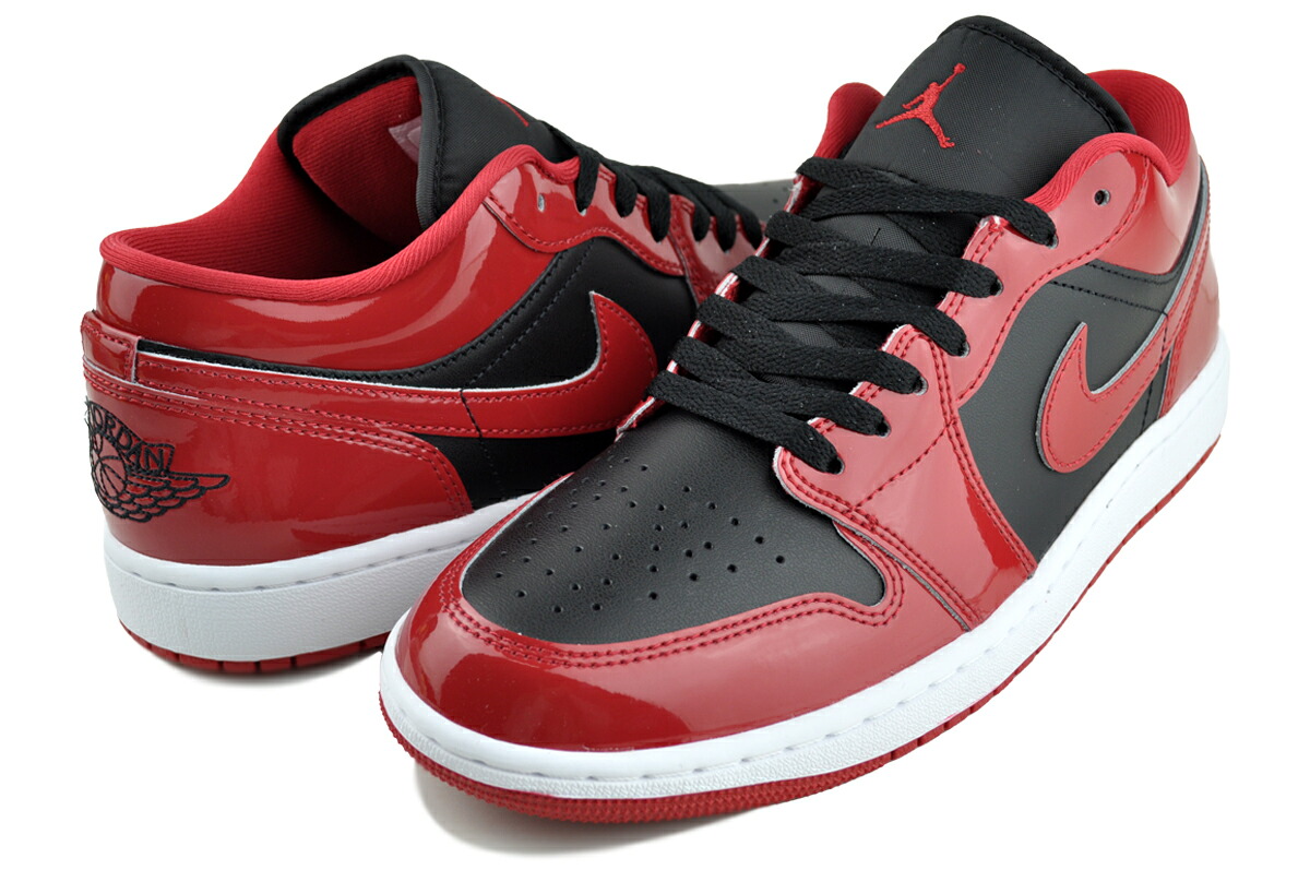 [ ポイントUP & 最大2000円OFFクーポン ] ナイキ エア ジョーダン 1 ロー SE ブラック バーシティレッド ホワイト NIKE AIR JORDAN 1 LOW SE blk/varsity red-wht hv4089-006