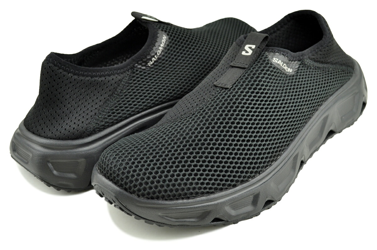 [ ポイントUP & 最大2000円OFFクーポン ] サロモン リーラックス モック 6.0 ブラック SALOMON REELAX MOC 6.0 BLACK/BLACK/ALLOY l47111500｜LTD SPORTS ONLINE STORE