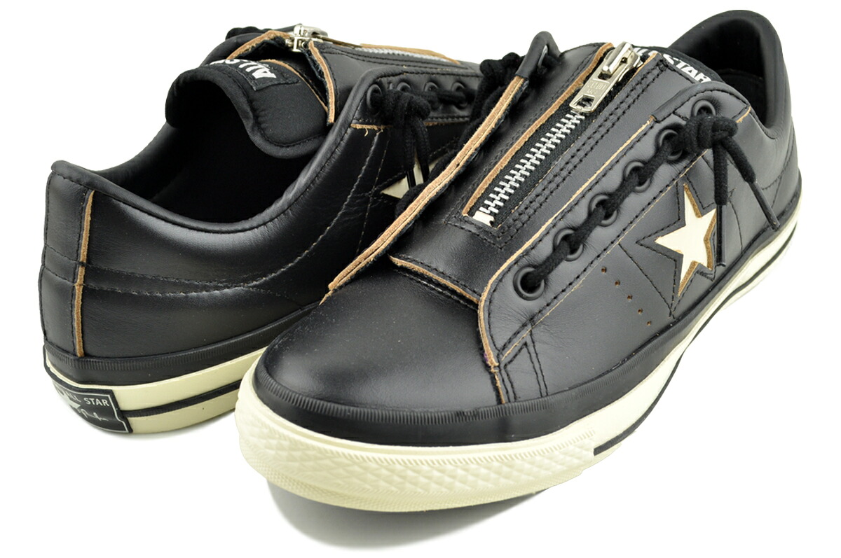 [ ポイントUP & 最大2000円OFFクーポン ] コンバース ワンスター Z ショット ブラック ホワイト CONVERSE ONE STAR Z Schott BLACK/WHITE 33702830