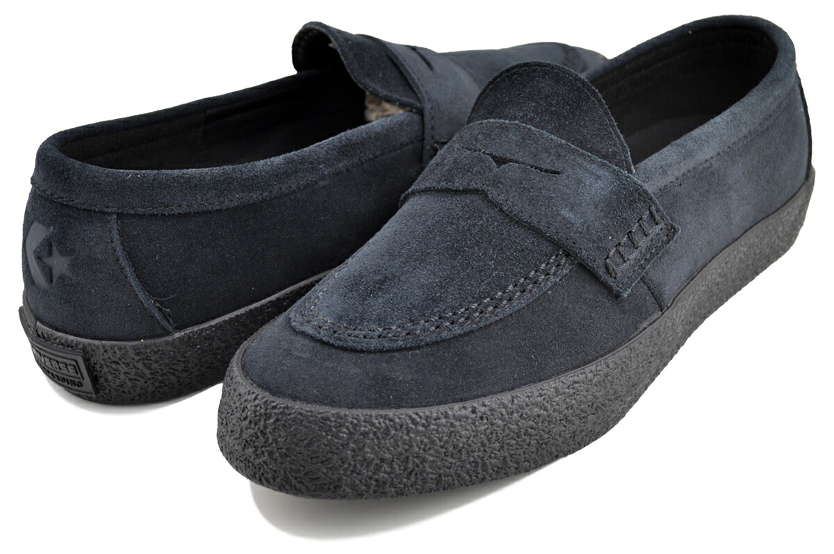 [ ポイントUP & 最大2000円OFFクーポン ] コンバース CS ローファー II SK ブラック モノ CONVERSE CS LOAFER II SK BLACK MONO(1SF144) 33702910｜LTD SPORTS ONLINE STORE