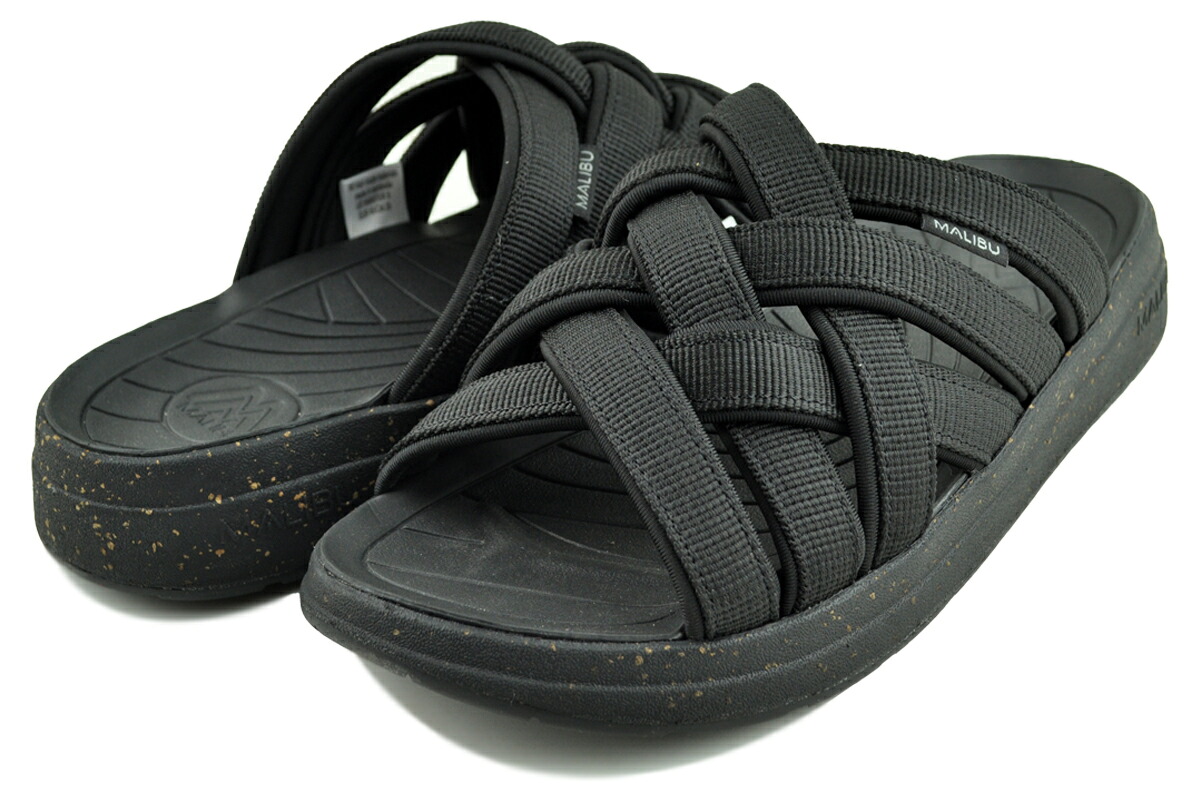 [最短即日発送!! & お得なクーポン!!] マリブ サンダルズ ズマ LX リサイクルド ブラック MALIBU SANDALS ZUMA LX RECYCLED BLACK/BLACK ms02-5010