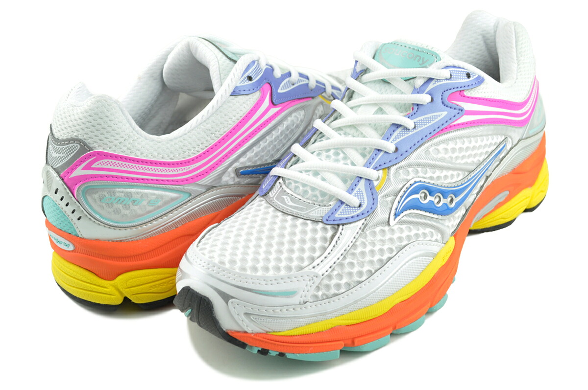 [ ポイントUP & 最大2000円OFFクーポン ] サッカニー プログリッド オムニ 9 ホワイト マルチ Saucony PROGRID OMNI 9 WHITE/MULTI s70739-52
