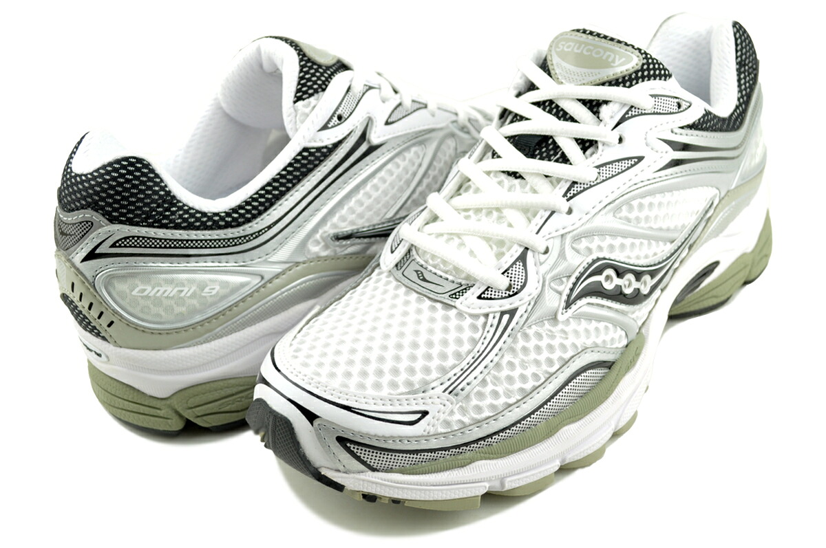 [ ポイントUP & 最大2000円OFFクーポン ] サッカニー プログリッド オムニ 9 ホワイト セージ Saucony PROGRID OMNI 9 WHITE/SAGE s70739-54