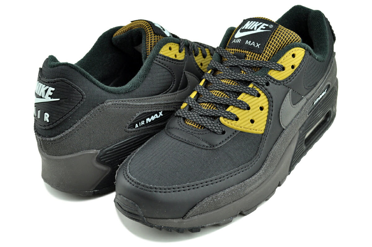 [ ポイントUP & 最大2000円OFFクーポン ] ナイキ エア マックス 90 ブラック ミディアムアッシュ ブロンジーン NIKE AIR MAX 90 blk/medium ash-bronzine fb9657-001｜LTD SPORTS ONLINE STORE