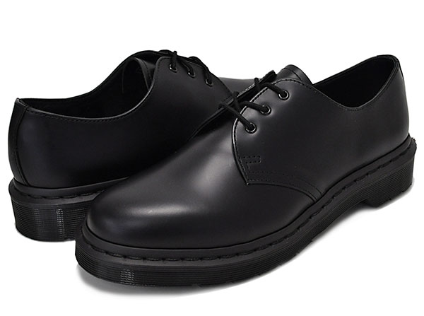 【良品】Dr.Martens 3ホール　革靴（23）シボレザー　　ブラック　茶 良品】Dr.Martens 3ホール革靴（23）シボレザーブラック茶