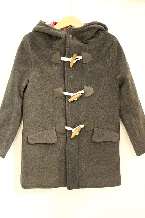 【 Little ELEVEN PARIS / リトル イレブン パリ 】 VICTORIA 14F5OU05 ヴィクトリア ビクトリア キッズ 子供用 ダッフルコート フーディー ジャケット アウター 防寒 GREY CHINE グレー おしゃれ かわいい｜ＬＵＡＮＡ　ＬＡＮＩ　店