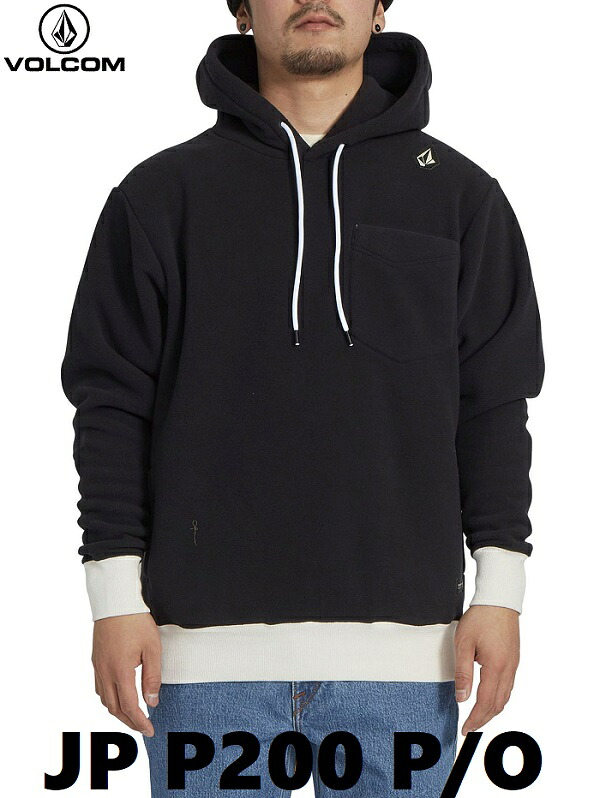 【VOLCOM/ボルコム】 ◆国内正規品◆ JP P200 P/O A41320JA BLK BLACK 黒 POLARTEC 200シリーズ フリース PULL OVER プルオーバー 吸湿 速乾 防寒 保温 ヴォルコム メンズ 男性用 タウンユース ベースレイヤー JAPAN LIMITED 日本限定｜ＬＵＡＮＡ　ＬＡＮＩ　店