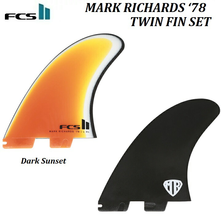 楽天市場】FCS2 MARK RICHARDS '78 SPECIALTY TWIN FIN SET LIMITED