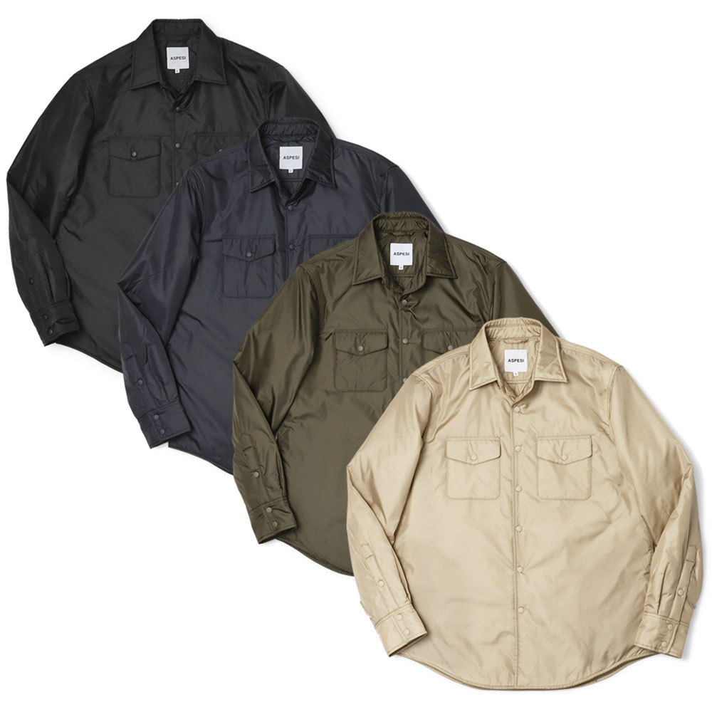 未使用 HERNO ミリタリーシャツジャケット 50 カーキ HERNO FIELD JACKET GARMENT DYED Man Army | Mascheroni Store