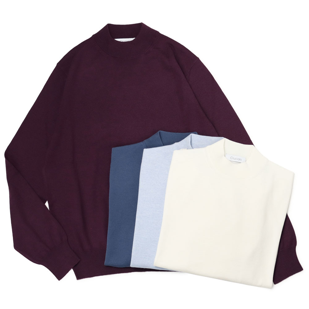 楽天市場】クルチアーニ / Cruciani / モックネック ハイゲージ