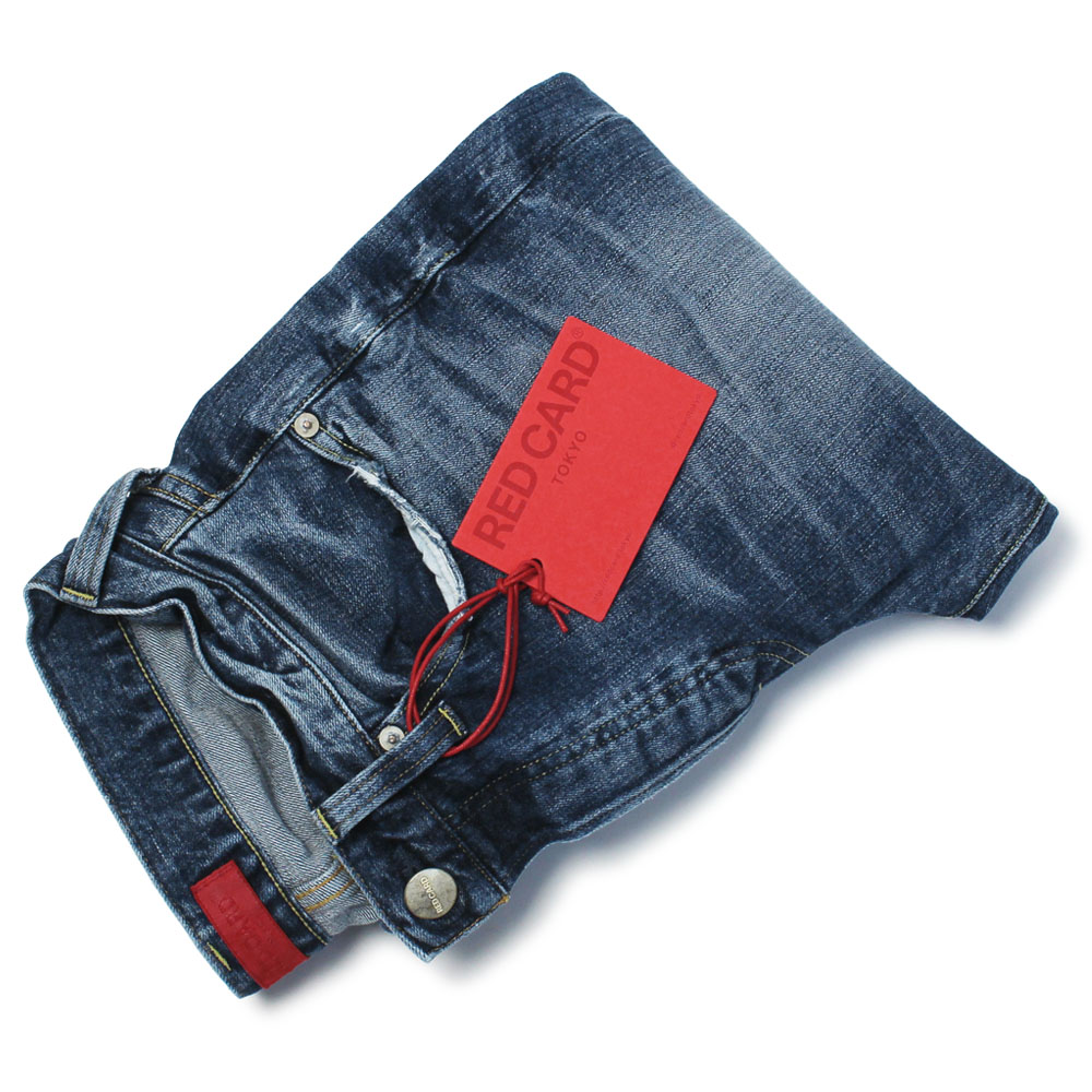 楽天市場】レッド カード / RED CARD / デニム パンツ / ウォッシュド ストレッチ / リズム / Rhythm / Slim  Tapered / 7178630vlt 【ユーズドブルー.kita-Vintage Light】 : luccicare