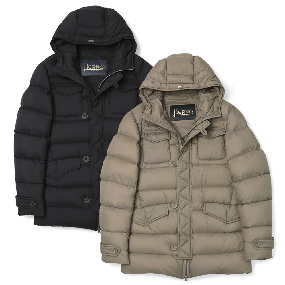 ヘルノ　ジャケット 楽天市場】ヘルノ / HERNO / Gジャン型 ダウン ジャケット / 撥