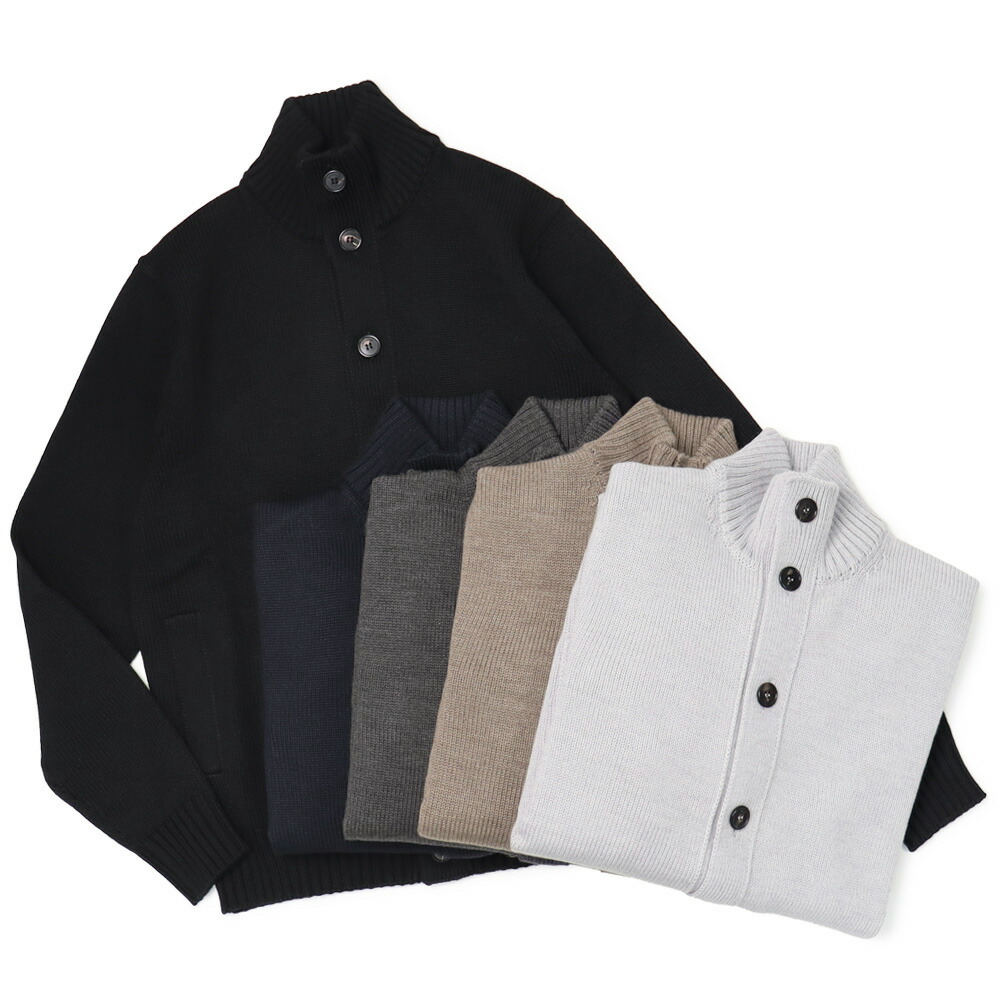 楽天市場】ザノーネ / ZANONE / モックネック ニット / ウール / 5