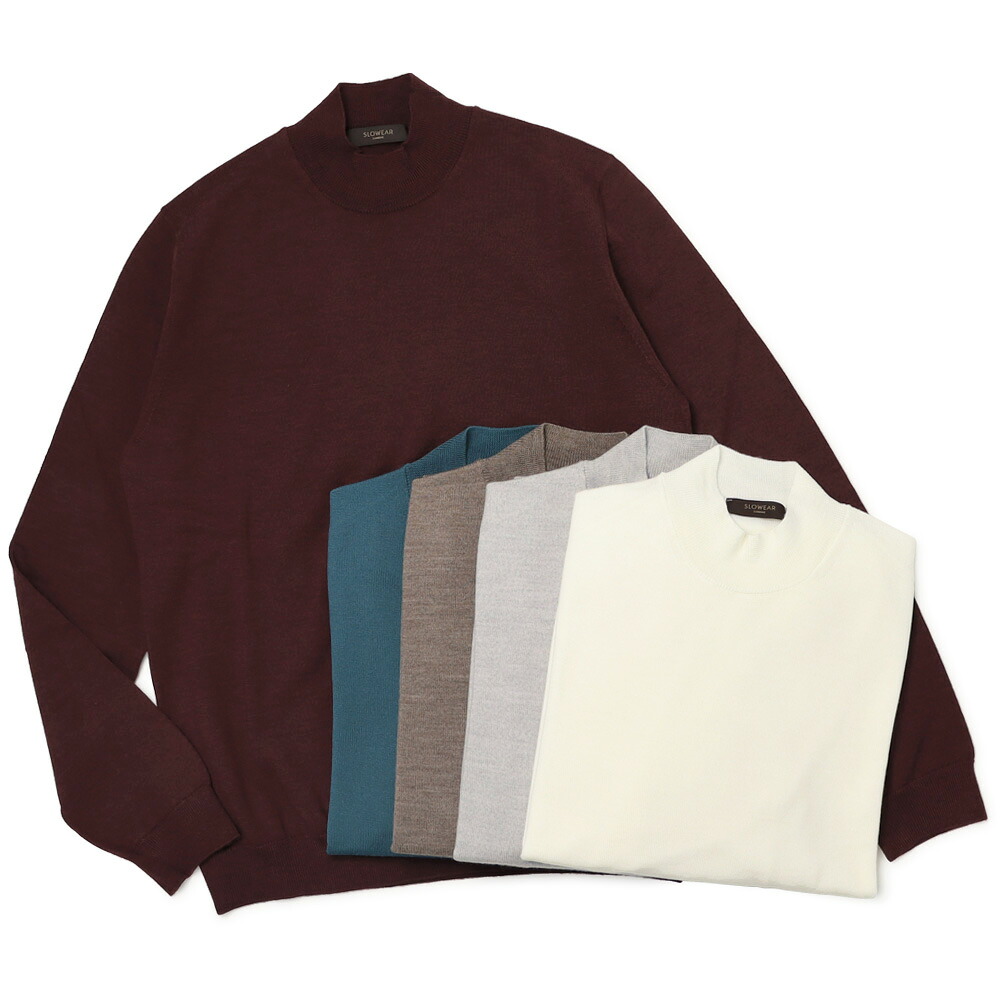 【美品】クルチアーニ Cruciani モックネック ハイゲージ ニット 50 クルチアーニ / Cruciani / モックネック ハイゲージ ニット / 27