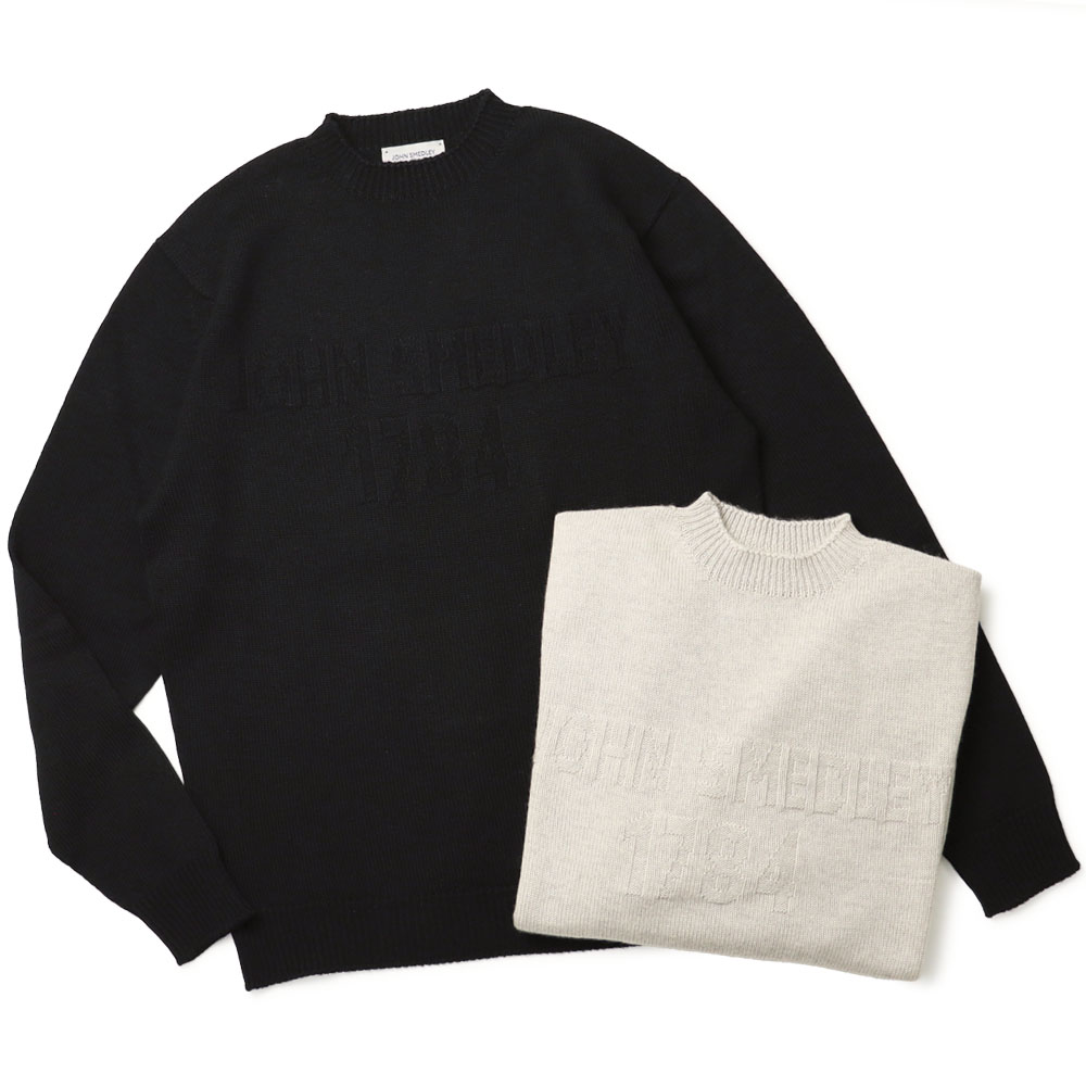 JOHN SMEDLEY ジョンスメドレー クルーネック インディゴ XXL JOHN SMEDLEY ジョンスメドレー メンズ クルーネック長袖ニット