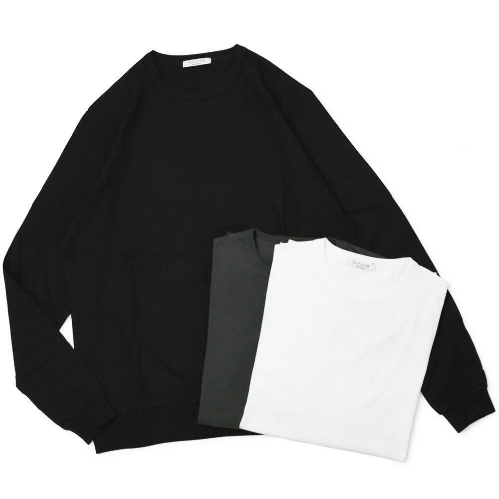 未使用 ANTICIPO アンティーチポ カシミア混クルーネック長袖Tシャツ 未使用 ANTICIPO アンティーチポ カシミア混クルーネック長袖Tシャツ